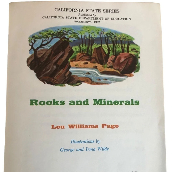 Vintage children’s text book “ Rocks and minerals “ a California series - Picture 3 of 8